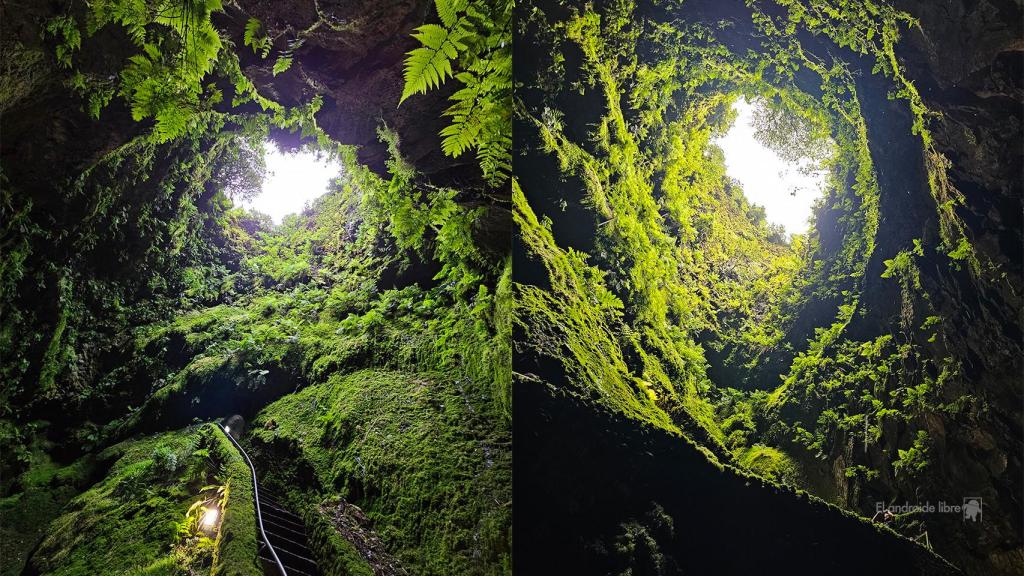 Foto tomada en Misterios Negros en Terceira, Las Azores