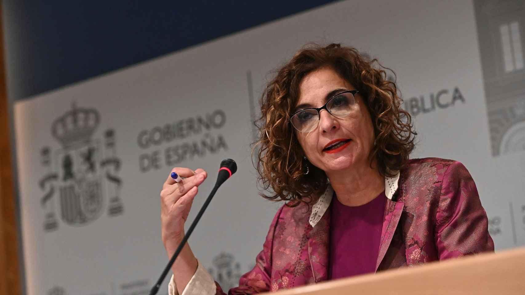 La ministra de Hacienda en funciones, María Jesús Montero, en una imagen de archivo.