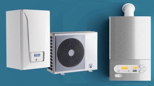 Modelos de bombas de calor y calderas de gas