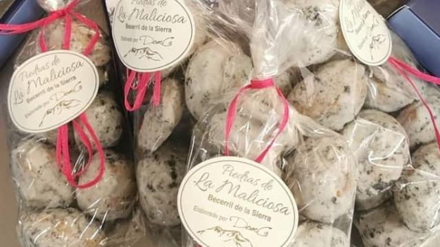 Bolsitas de piedras de La Maliciosa de la pastelería Domca.