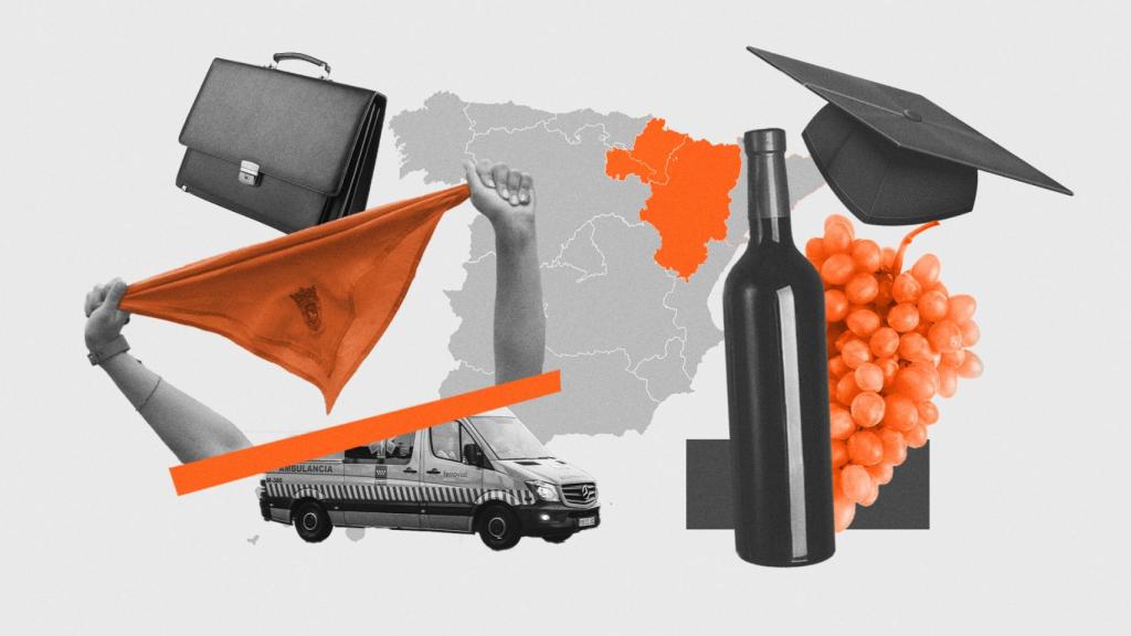 La comunidades autónomas con mejor calidad de vida de España y elementos que ilustran los indicadores que ha tenido en cuenta el INE.