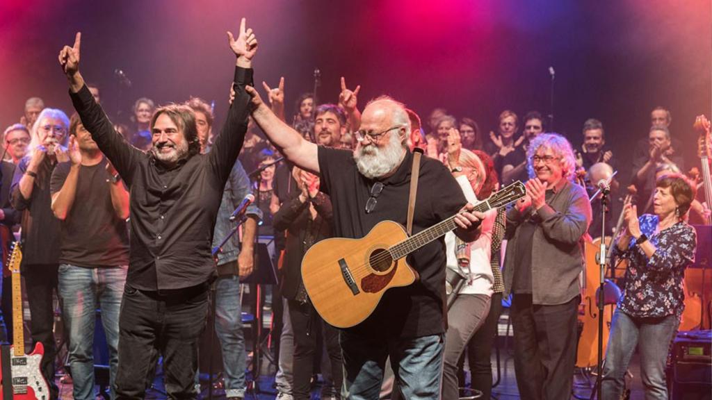 Andreu Gabarrós durante el concierto benéfico que realizó en mayo de este año.