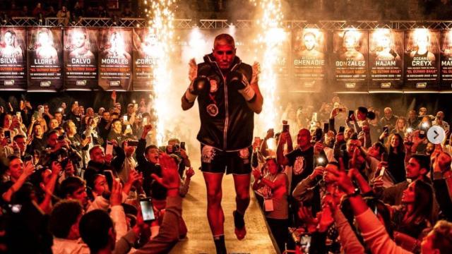 César Córdoba, campeón del mundo de kick boxing.