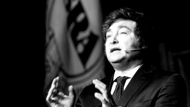 Javier Milei, candidato de La Libertad Avanza a las elecciones argentinas.