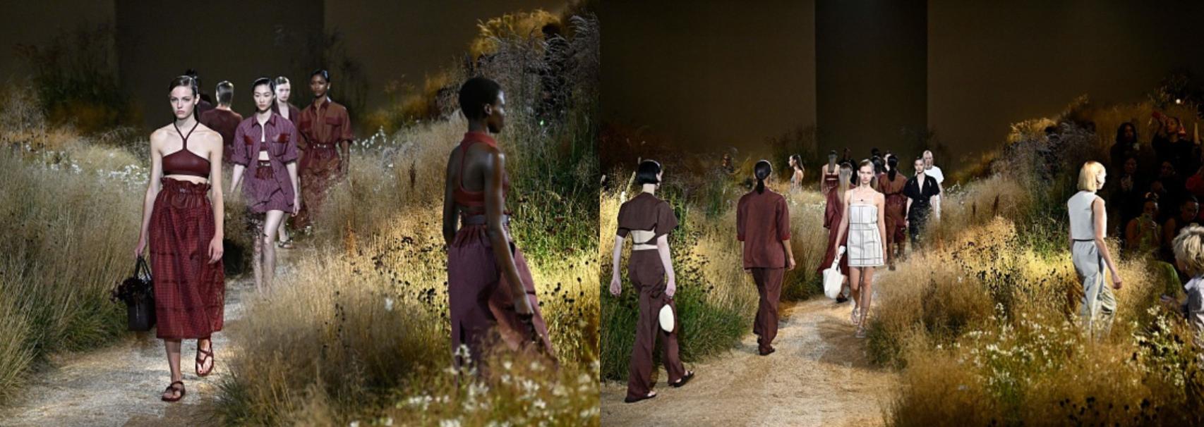 Imágenes del desfile de la colección primavera/verano de Hermès.