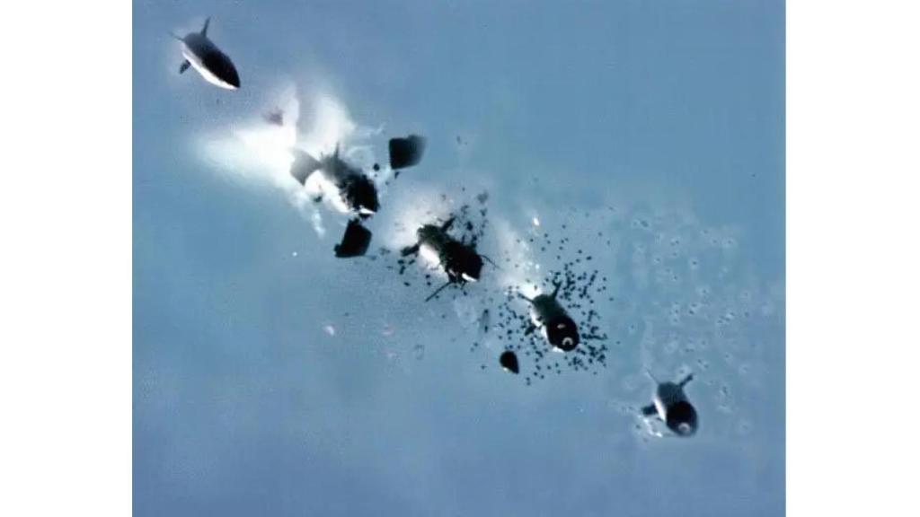 Composición de la secuencia de explosión de un ATACMS de racimo