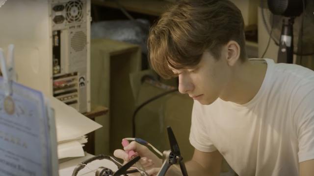 Imagen de archivo de Igor Klymenko trabajando en su proyecto.