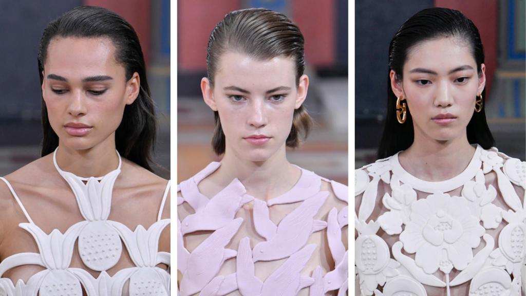 Diseños vistos en el desfile de Valentino. durante la 'Paris Fashion Week'.