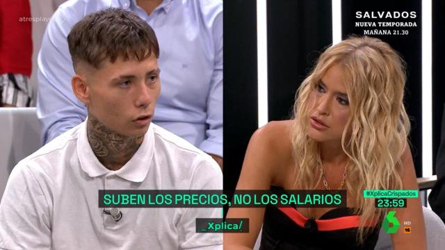 David Raga y Afra Blanco en 'laSexta Xplica'.