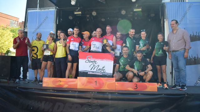 Los triunfadores de los 10 kms de Santa Marta
