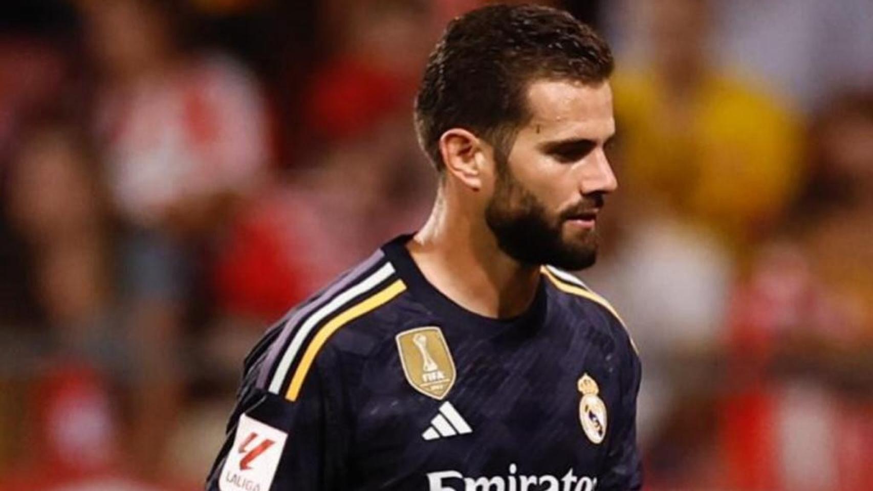 Nacho, durante el partido frente al Girona.
