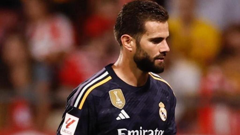 Nacho, durante el partido frente al Girona.