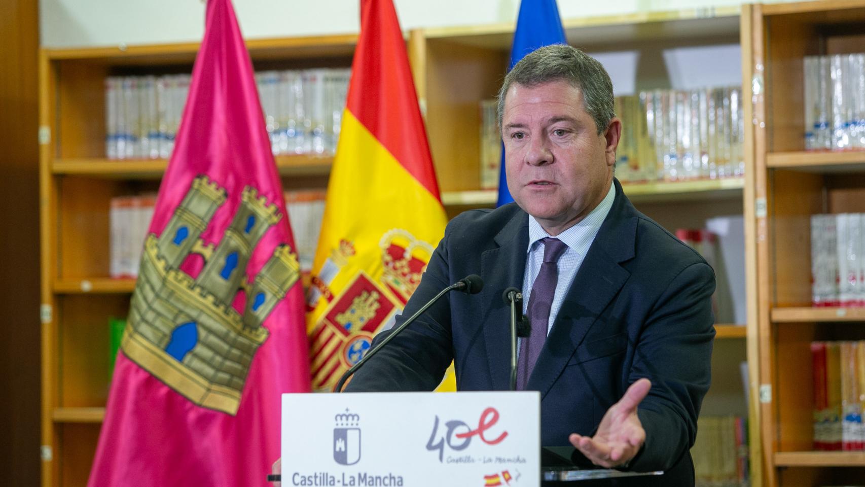 Emiliano García-Page, presidente de Castilla-La Mancha, en una imagen reciente. Foto: Junta de Comunidades