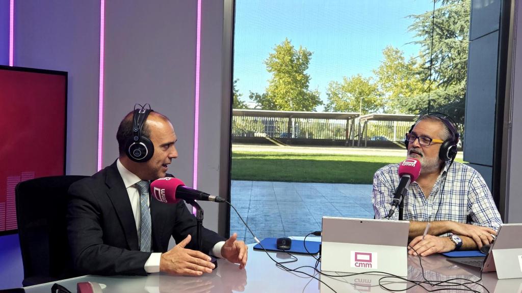Pablo Bellido, presidente de las Cortes autonómicas, este domingo en Radio Castilla-La Mancha
