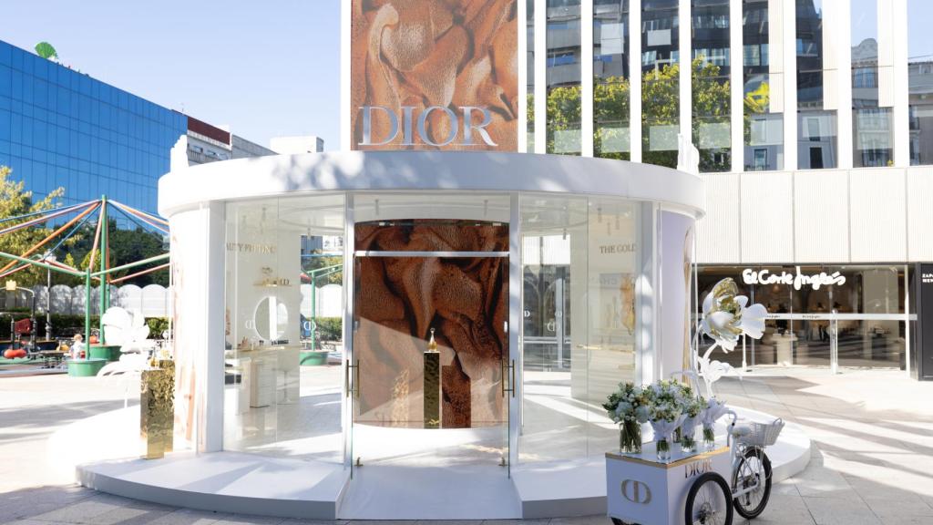 Detalle del pop-up de Dior.