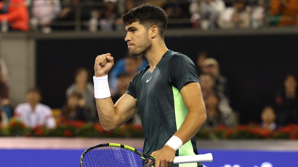 Carlos Alcaraz, en el ATP de Pekín
