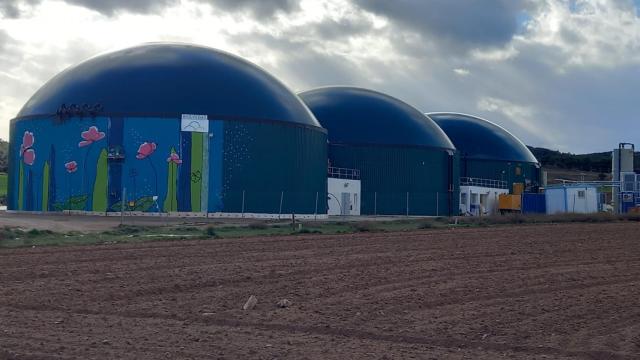 Planta de biometano que Nortegas tiene en Soria.