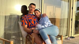 Georgina y Cristiano en una imagen de sus redes sociales.
