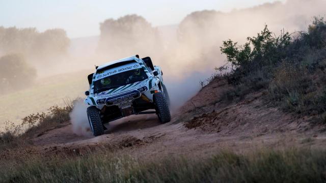 Kilian Revuelta, a bordo del GPR22 durante el Rally TT de Guadalajara.