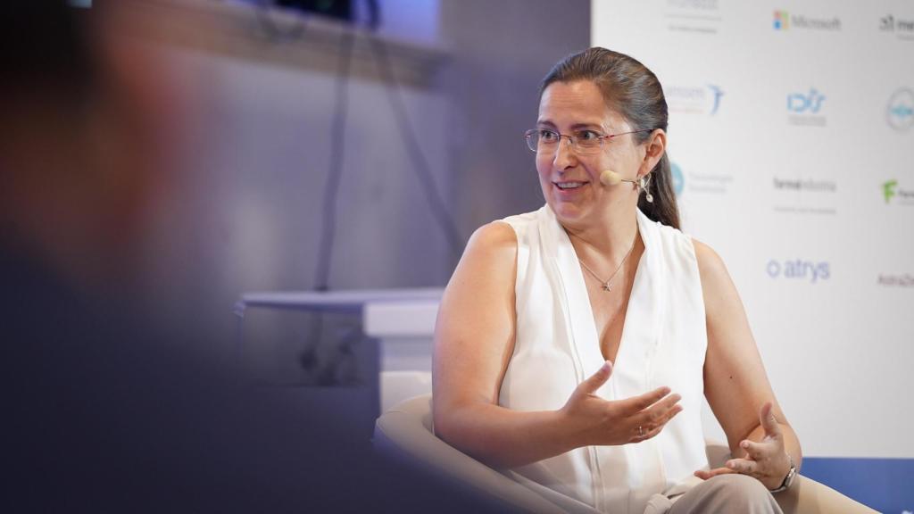 Ángela Hernández, secretaria general de la Asociación de Médicos y Titulados Superiores de Madrid (AMYTS)
