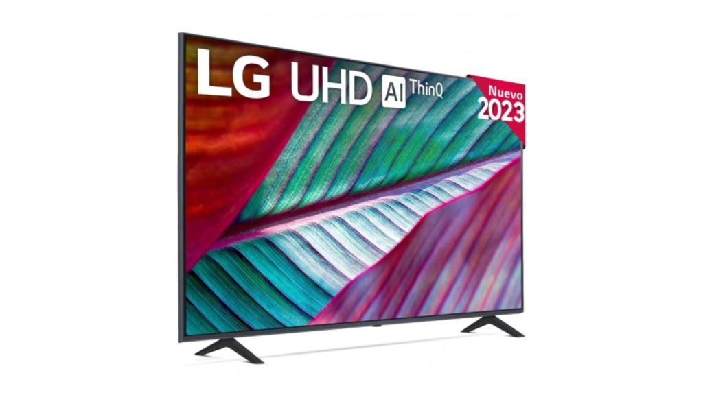 El televisor LG que vende Carrefour.