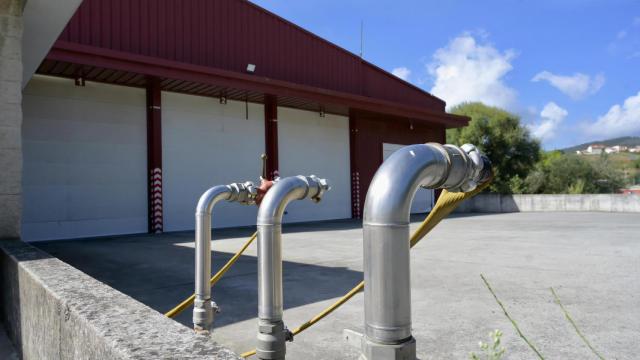 Actual parque comarcal de bomberos de Arteixo.