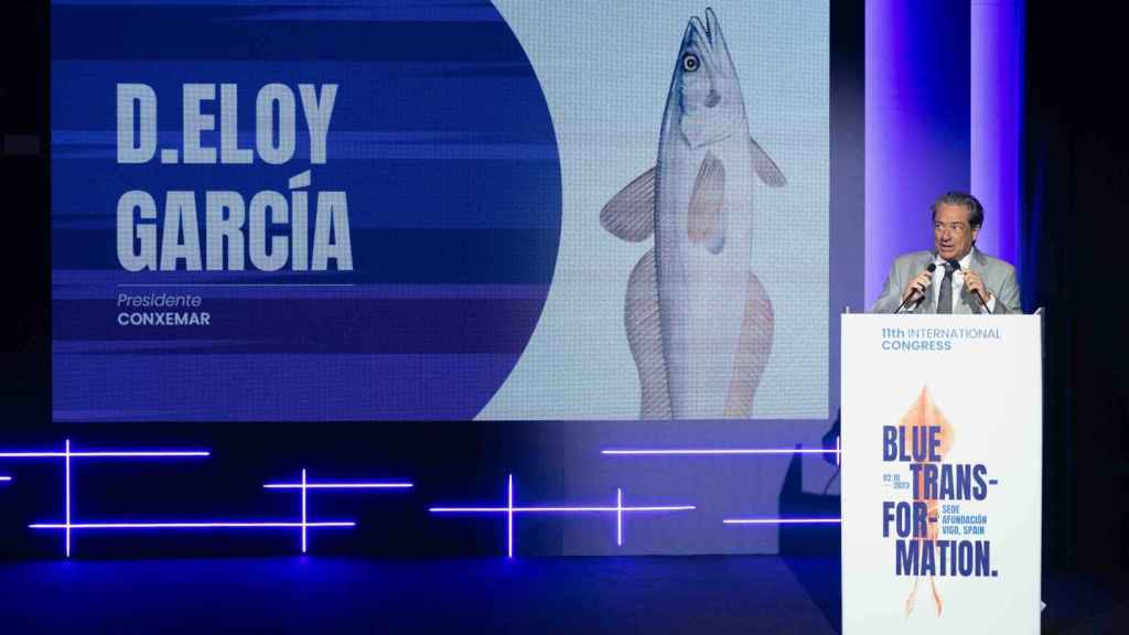 Eloy García, presidente de Conxemar, en una edición anterior del Congreso.