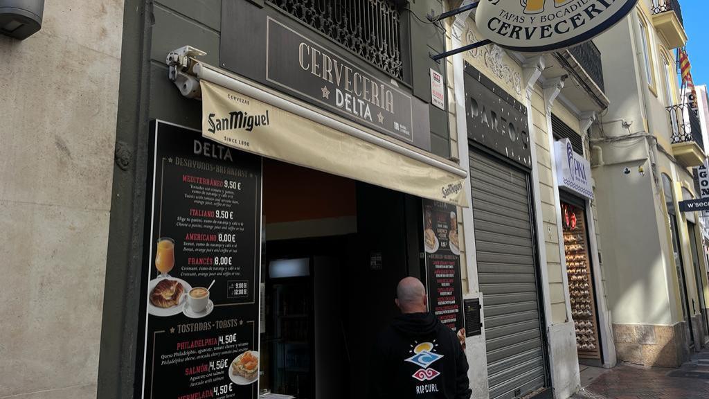 Cervecería Delta, en la calle Juan de Austria de Valencia. Raquel Granell