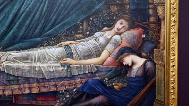'The Rose Bower from the The Briar Rose' (1890), de Edward Burne-Jones.