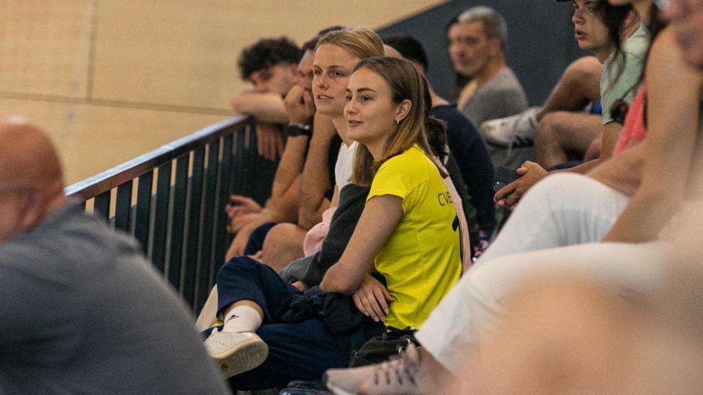 Johanna Zott, en un partido de Pablo Urdangarin.