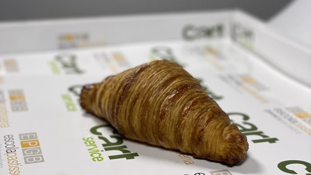 El cruasán ganador del concurso.