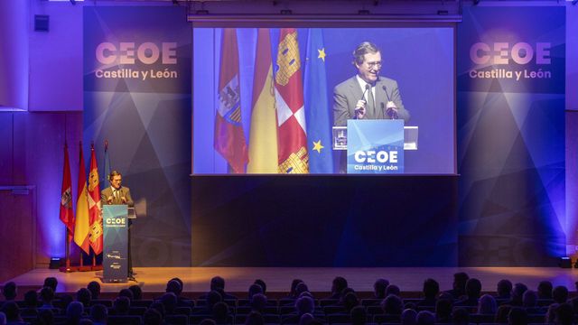 El presidente de CEOE, Antonio Garamendi, en los premios CEOE Castilla y León