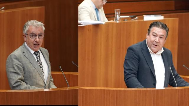 Ángel Ceña y Luis Mariano Santos, representantes de Soria Ya y UPL