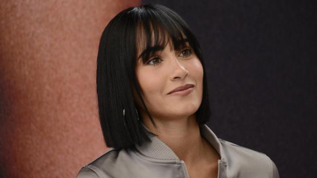 Aitana en la rueda de prensa de Alpha Latam Tour, el 28 de agosto de 2023.