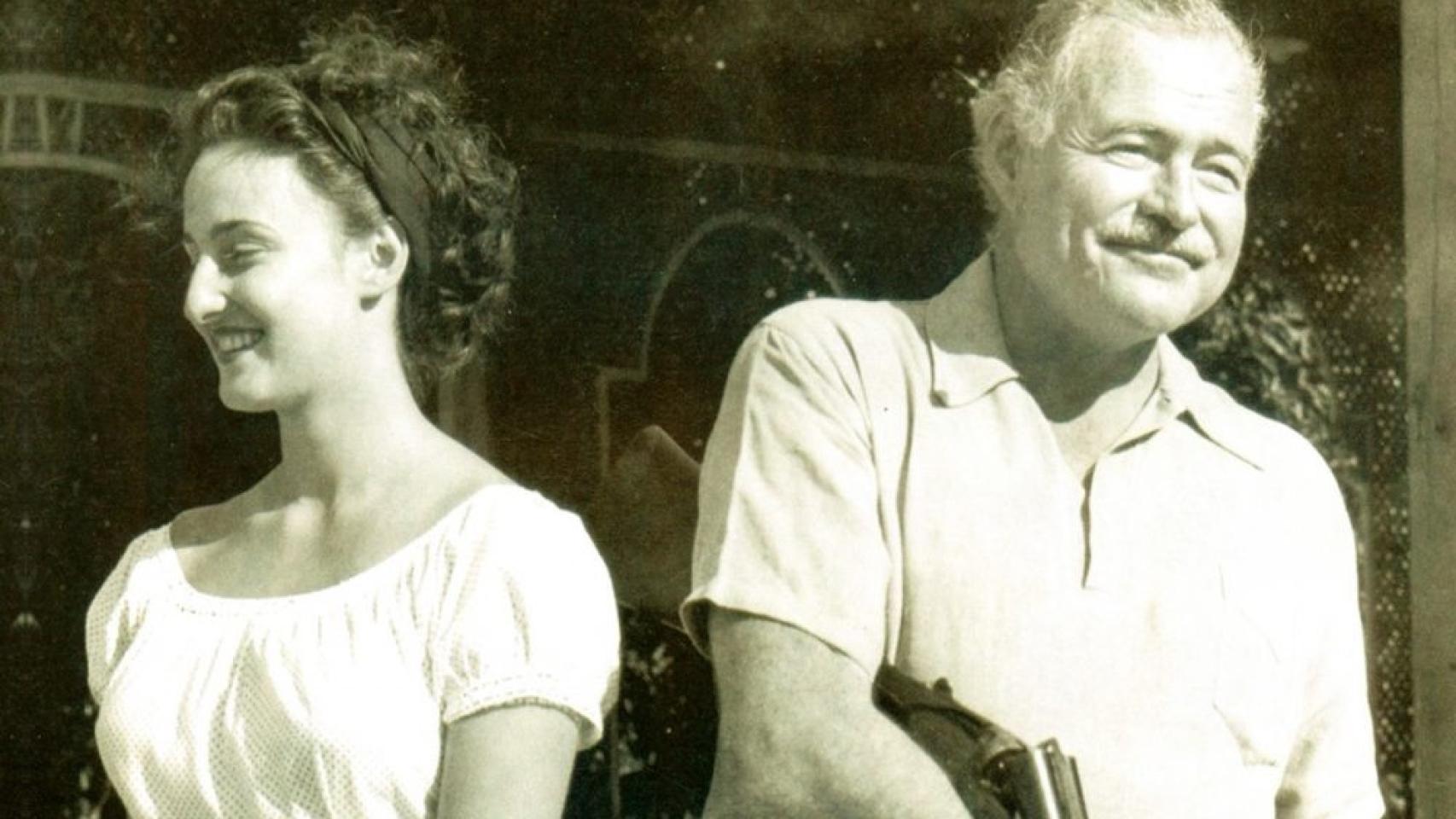 Adriana Ivancich con Ernest Hemingway