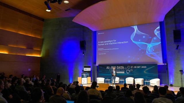 Un momento durante el AI & Big Data Congress, organizado por CIDAI (Centre of Innovation for Data tech and Artificial Intelligence) y el centro tecnológico Eurecat.
