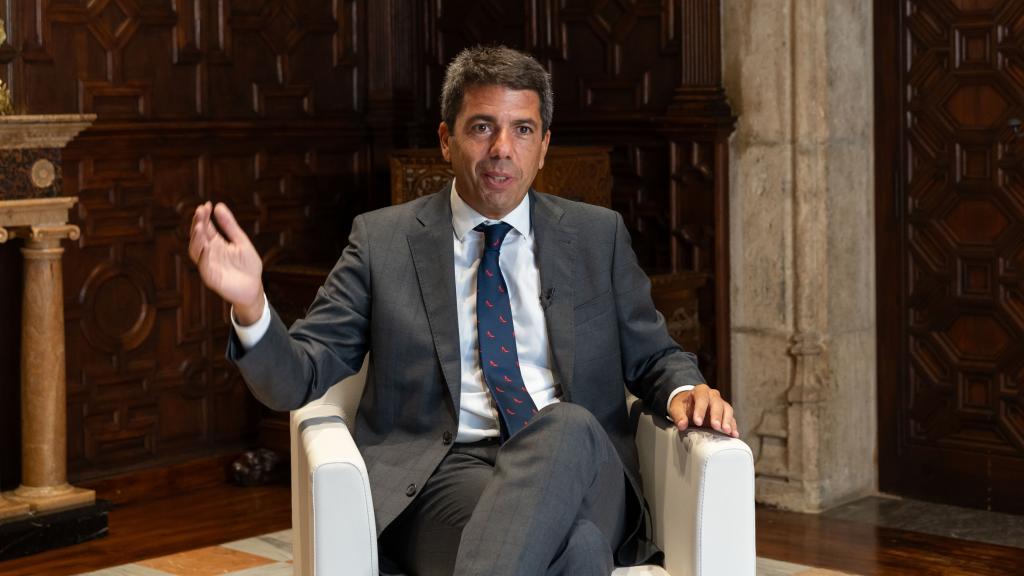 Carlos Mazón, en el Palau de la Generalitat.