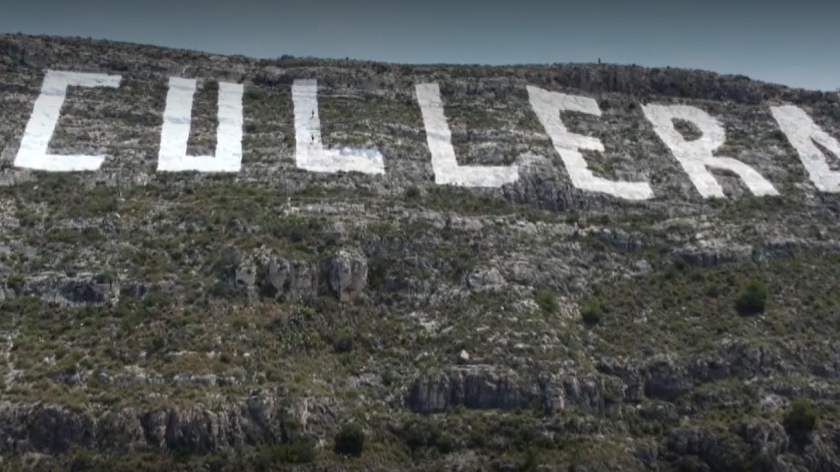Las gigantescas letras de Cullera.