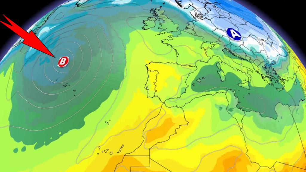 Las bajas presiones que podrían afectar a España a partir de la semana que viene. ElTiempo.es