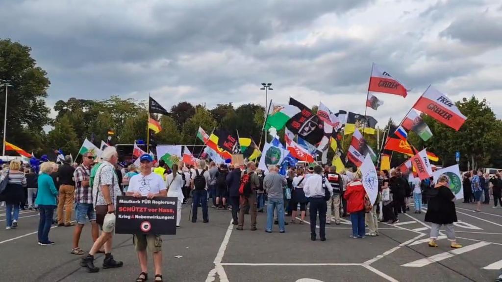 Un encuentro de Alternative für Deutschland, esta semana en Gera (Turingia).