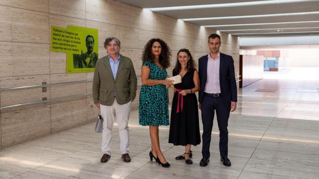 Los responsables de las instituciones en el MUA.