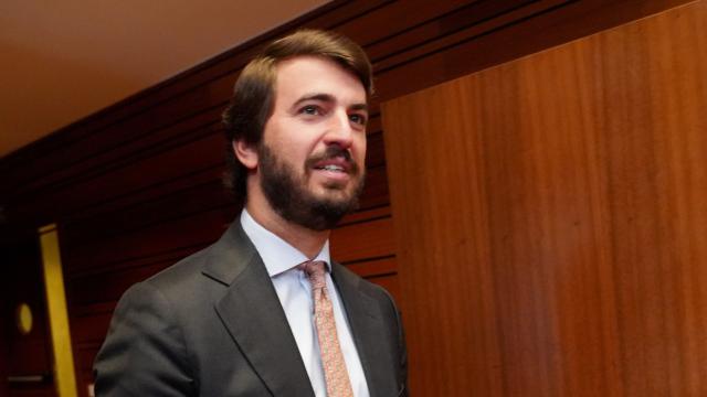 El vicepresidente de la Junta, Juan García-Gallardo, durante el debate sobre Política General de la Junta de Castilla y León
