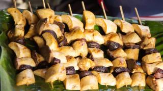 Brocheta de setas.