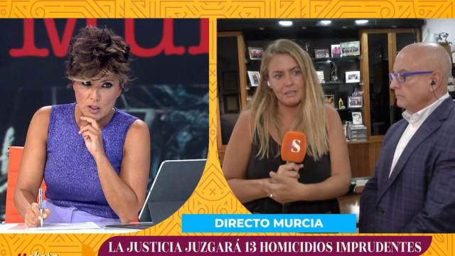 Imagen de la entrevista en ‘Y ahora, Sonsoles’ con el abogado de la discoteca Teatre.