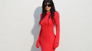 Kylie Jenner en la Paris Fashion Week.