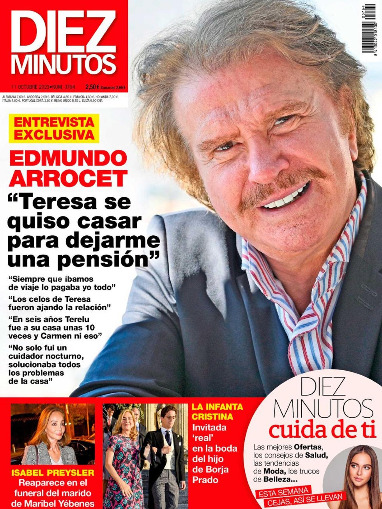 Portada de la revista 'Diez Minutos'.