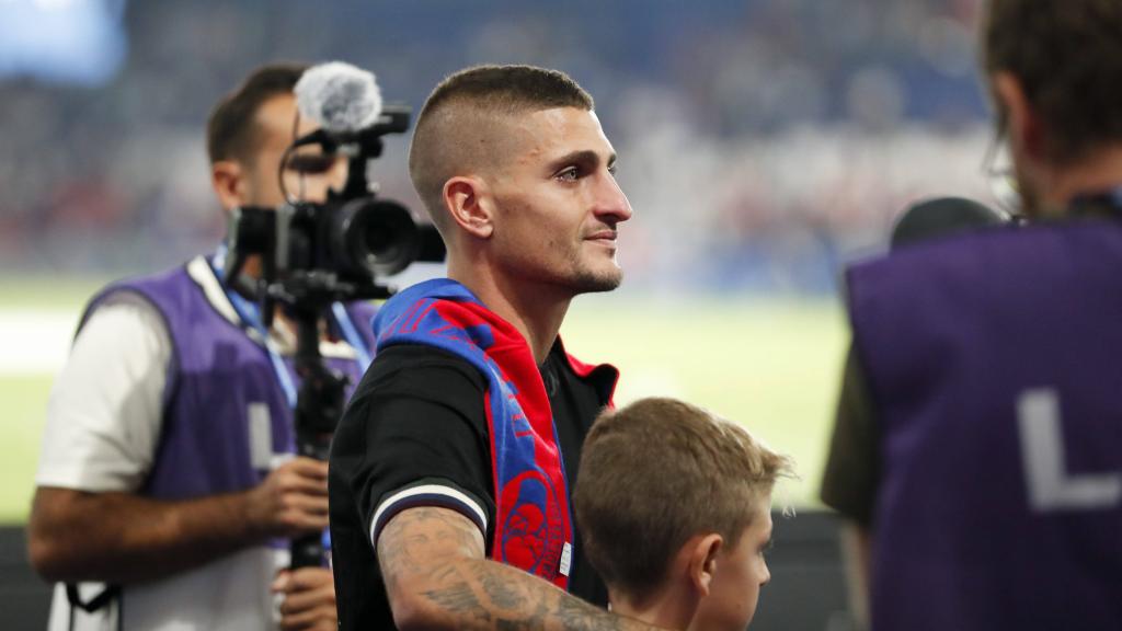Marco Verratti, en su despedida del PSG