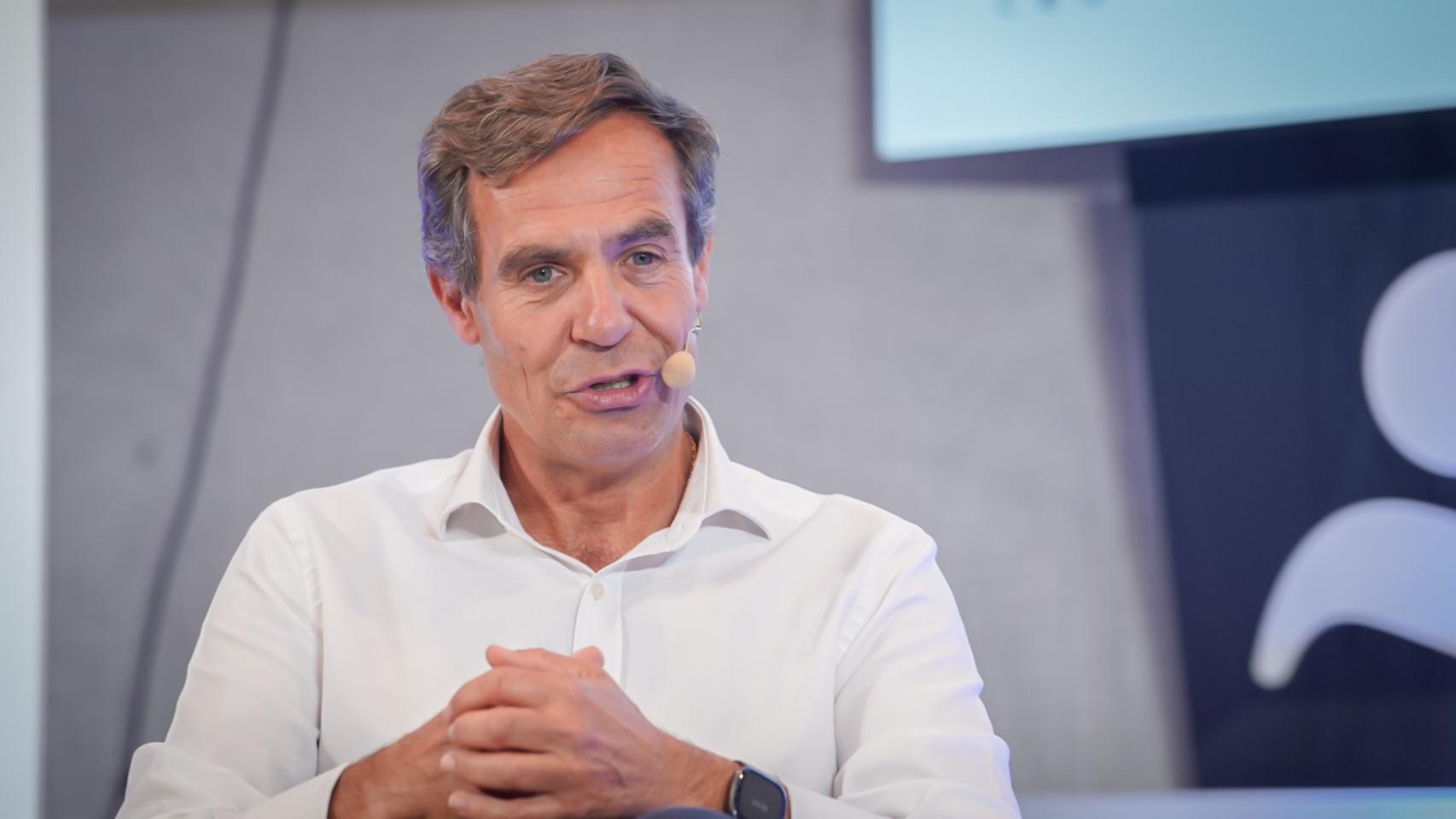 Pedro Díaz Yuste, CEO de Mapfre Savia, durante su intervención bajo el título 'El papel del seguro en la sanidad';