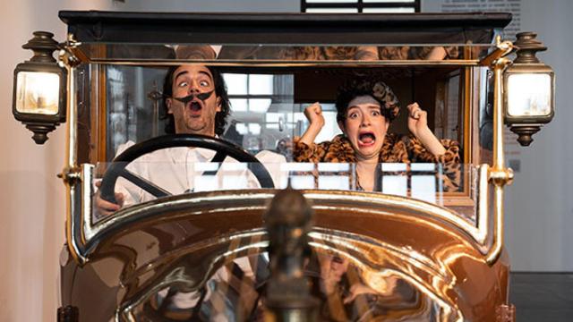 Una de las actuaciones en el museo.