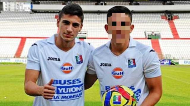 Daniel Ramírez, en su etapa de futbolista profesional en Colombia, con el Once Caldas.
